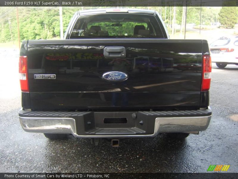 Black / Tan 2006 Ford F150 XLT SuperCab