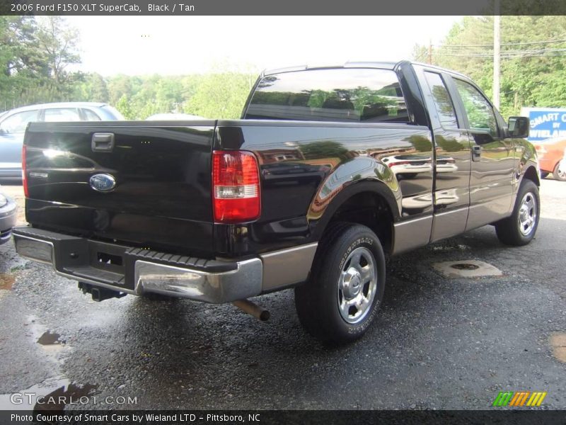 Black / Tan 2006 Ford F150 XLT SuperCab