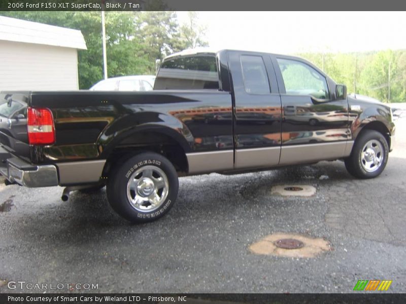 Black / Tan 2006 Ford F150 XLT SuperCab