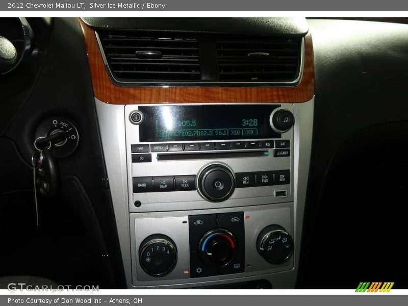 Silver Ice Metallic / Ebony 2012 Chevrolet Malibu LT