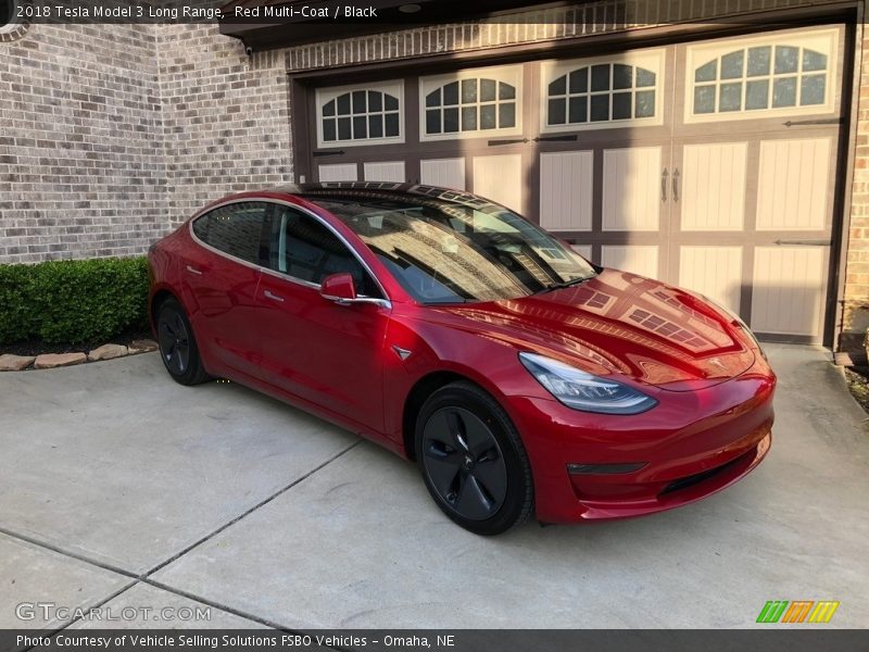 Front 3/4 View of 2018 Model 3 Long Range