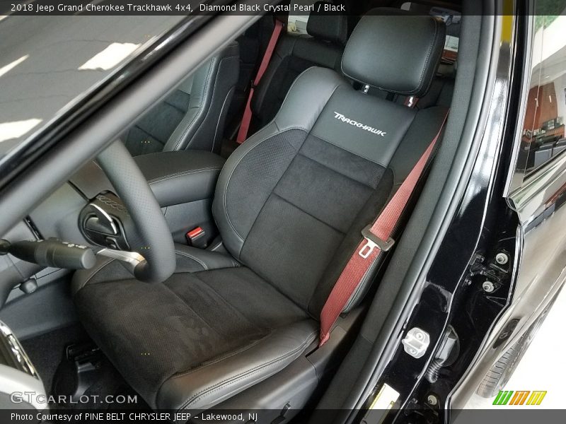 Front Seat of 2018 Grand Cherokee Trackhawk 4x4