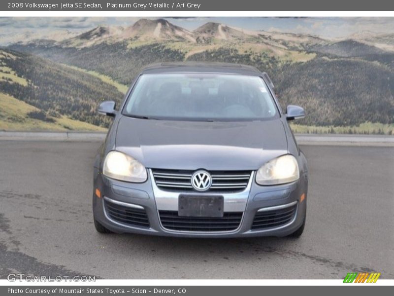 Platinum Grey Metallic / Art Grey 2008 Volkswagen Jetta SE Sedan