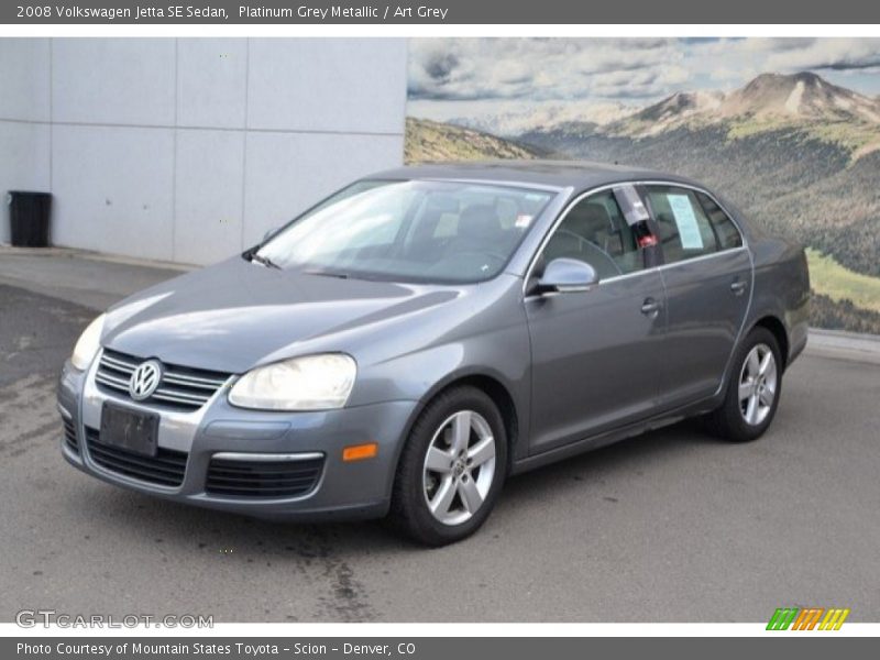 Platinum Grey Metallic / Art Grey 2008 Volkswagen Jetta SE Sedan