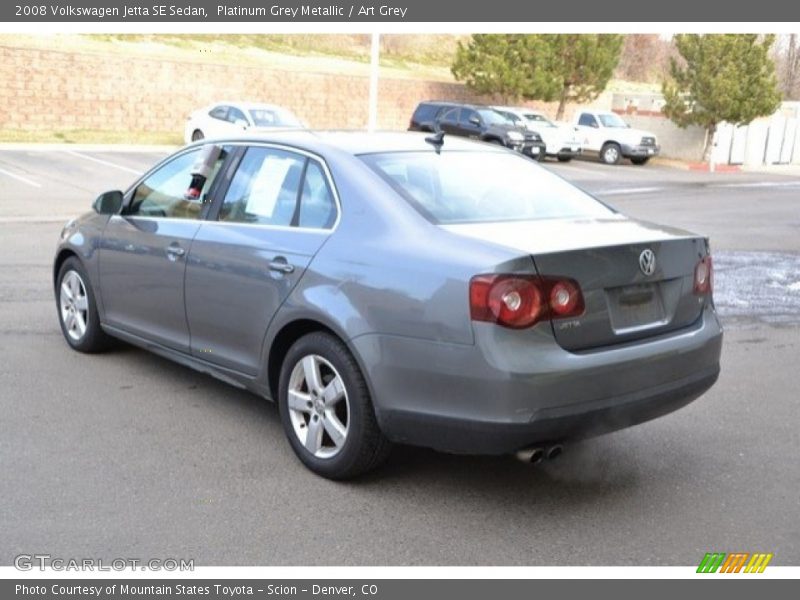 Platinum Grey Metallic / Art Grey 2008 Volkswagen Jetta SE Sedan