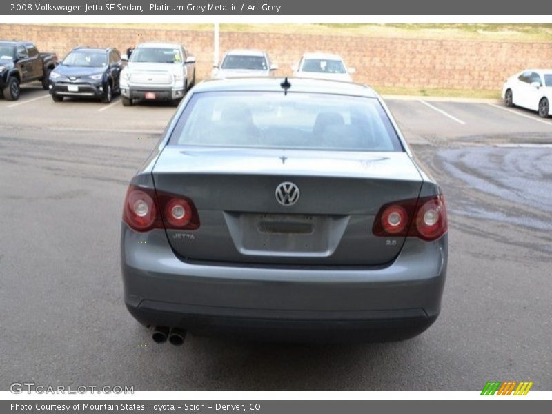 Platinum Grey Metallic / Art Grey 2008 Volkswagen Jetta SE Sedan