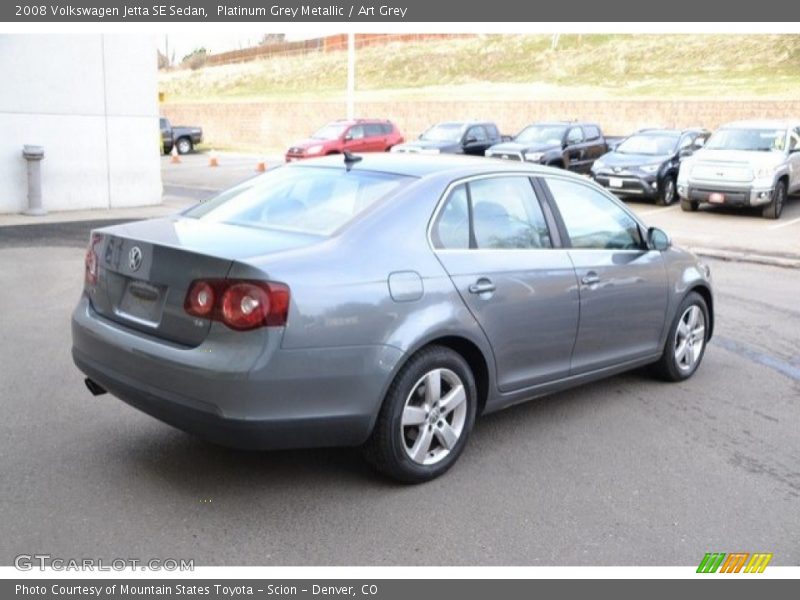 Platinum Grey Metallic / Art Grey 2008 Volkswagen Jetta SE Sedan