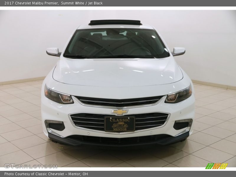 Summit White / Jet Black 2017 Chevrolet Malibu Premier