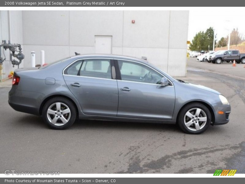 Platinum Grey Metallic / Art Grey 2008 Volkswagen Jetta SE Sedan