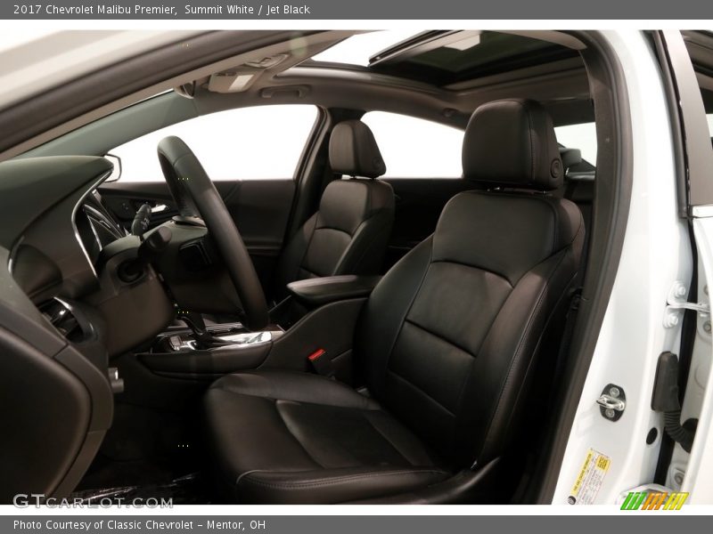 Summit White / Jet Black 2017 Chevrolet Malibu Premier