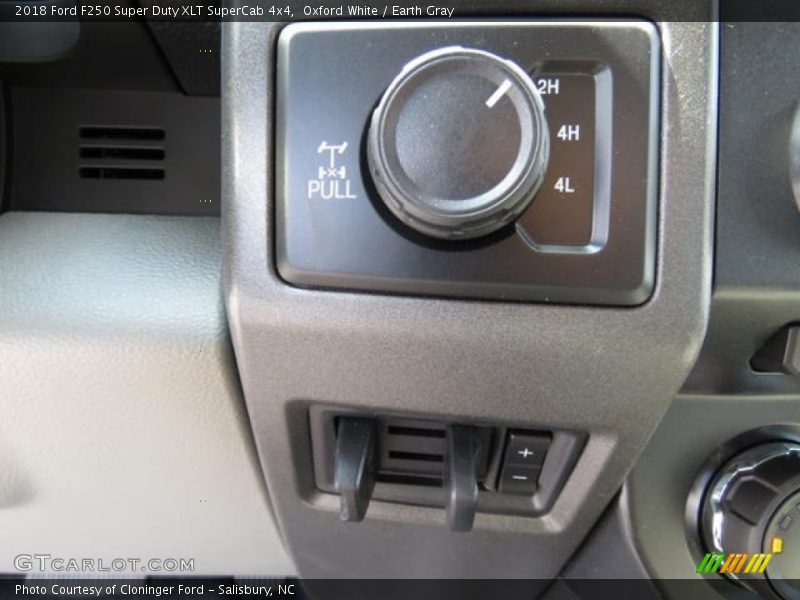 Oxford White / Earth Gray 2018 Ford F250 Super Duty XLT SuperCab 4x4
