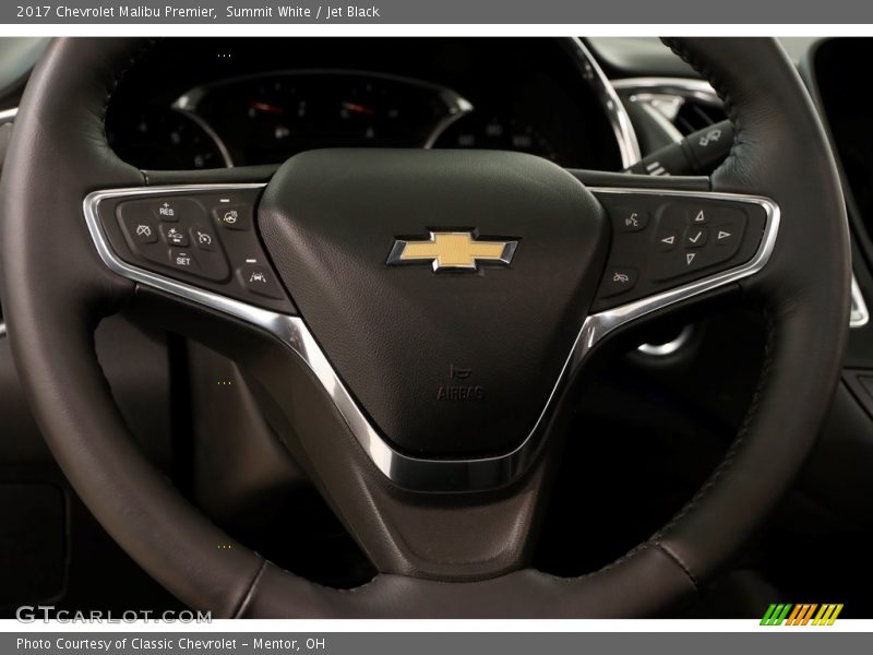 Summit White / Jet Black 2017 Chevrolet Malibu Premier