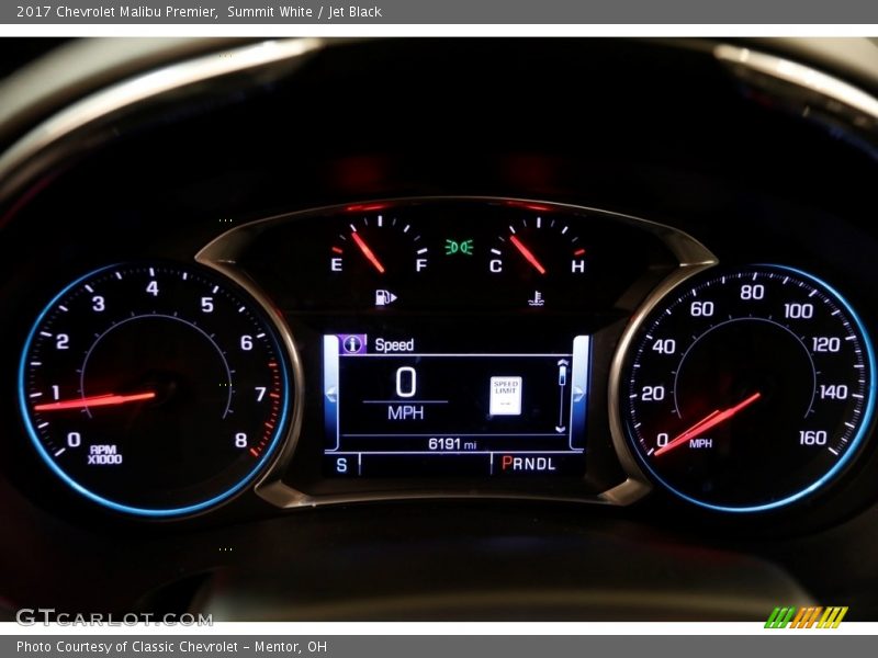 Summit White / Jet Black 2017 Chevrolet Malibu Premier