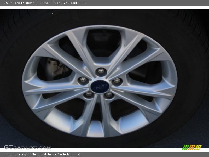 Canyon Ridge / Charcoal Black 2017 Ford Escape SE