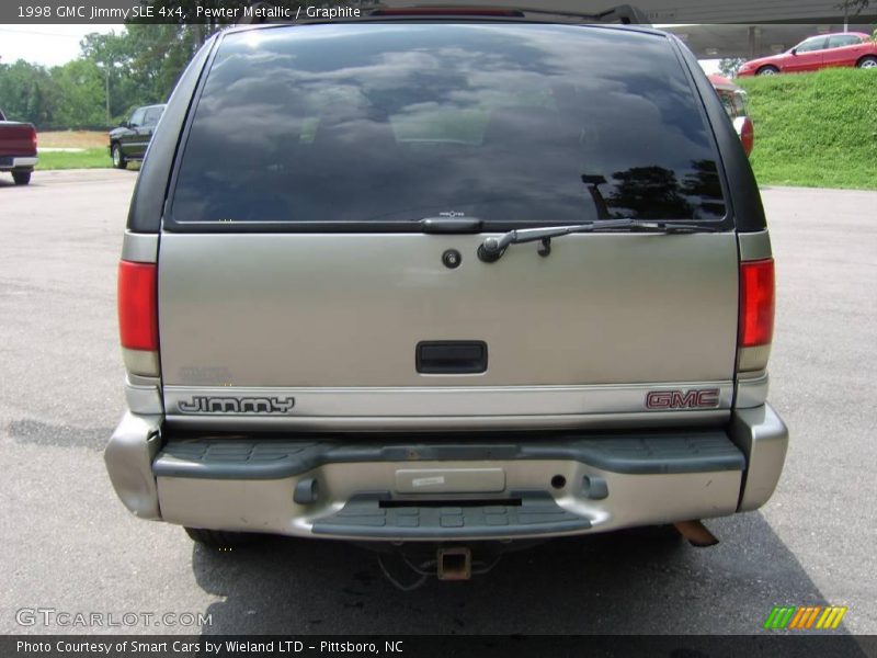Pewter Metallic / Graphite 1998 GMC Jimmy SLE 4x4