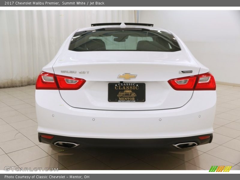 Summit White / Jet Black 2017 Chevrolet Malibu Premier