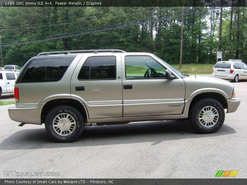 Pewter Metallic / Graphite 1998 GMC Jimmy SLE 4x4