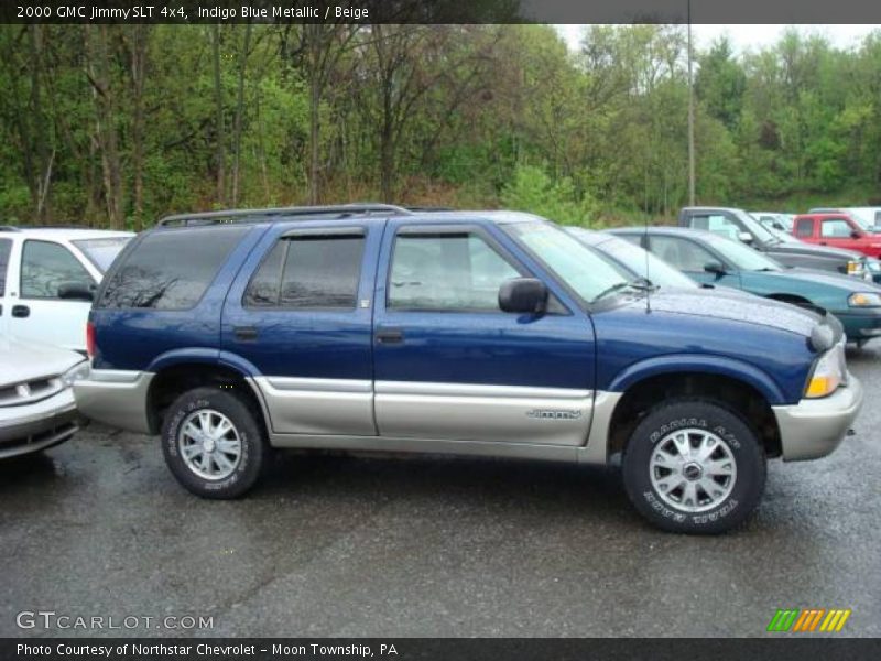 Indigo Blue Metallic / Beige 2000 GMC Jimmy SLT 4x4