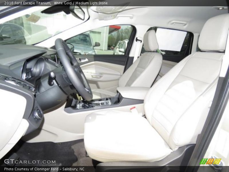 Front Seat of 2018 Escape Titanium