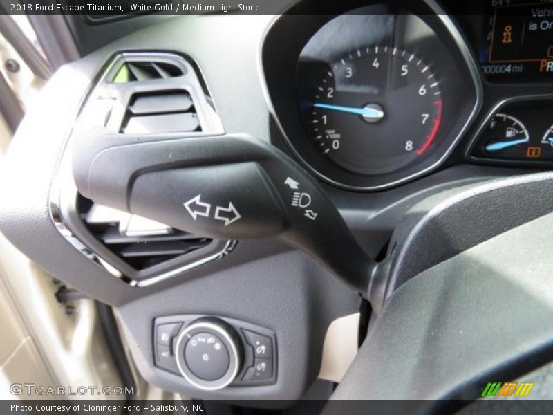 Controls of 2018 Escape Titanium