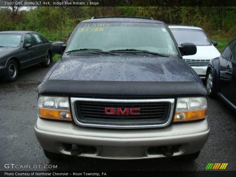 Indigo Blue Metallic / Beige 2000 GMC Jimmy SLT 4x4