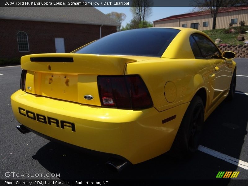 Screaming Yellow / Dark Charcoal 2004 Ford Mustang Cobra Coupe