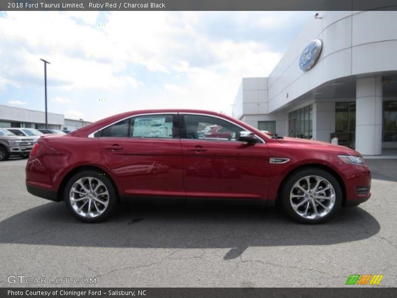 Ruby Red / Charcoal Black 2018 Ford Taurus Limited