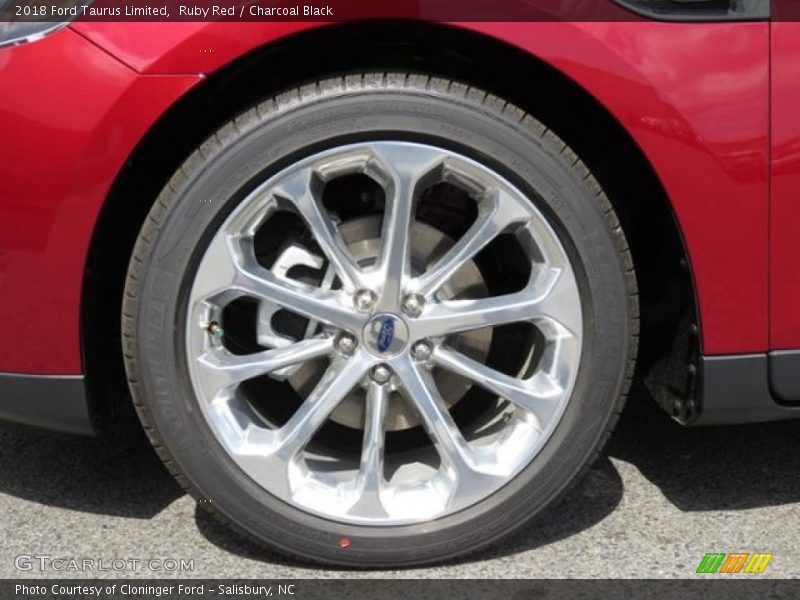Ruby Red / Charcoal Black 2018 Ford Taurus Limited