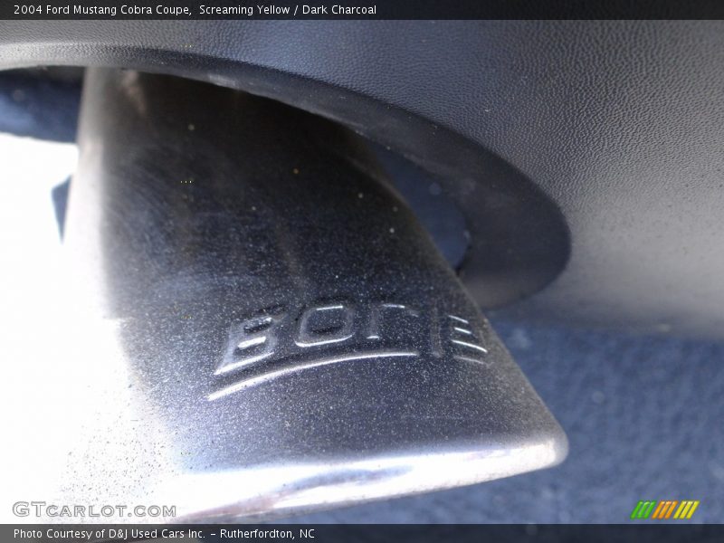 Screaming Yellow / Dark Charcoal 2004 Ford Mustang Cobra Coupe
