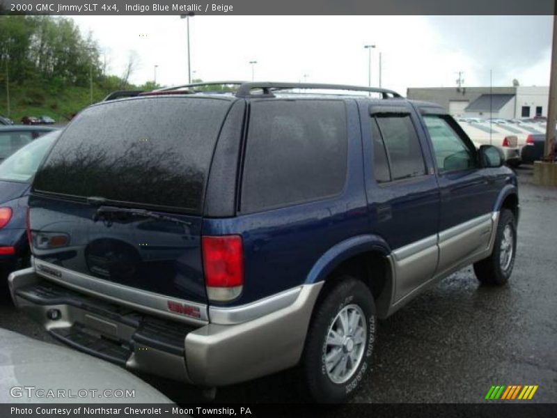 Indigo Blue Metallic / Beige 2000 GMC Jimmy SLT 4x4