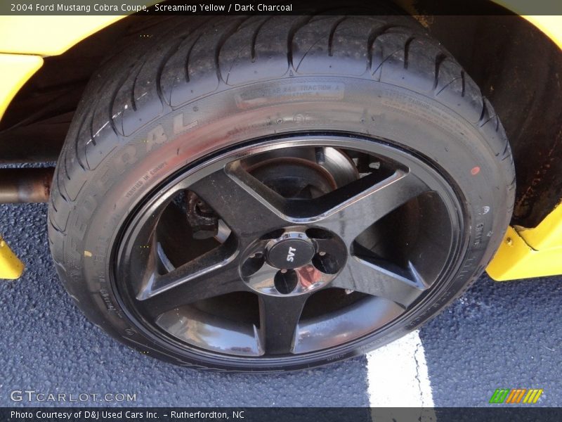 Screaming Yellow / Dark Charcoal 2004 Ford Mustang Cobra Coupe
