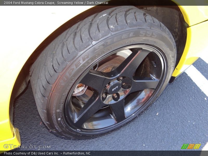 Screaming Yellow / Dark Charcoal 2004 Ford Mustang Cobra Coupe