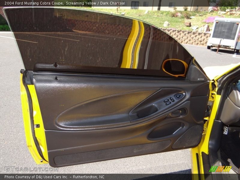 Screaming Yellow / Dark Charcoal 2004 Ford Mustang Cobra Coupe