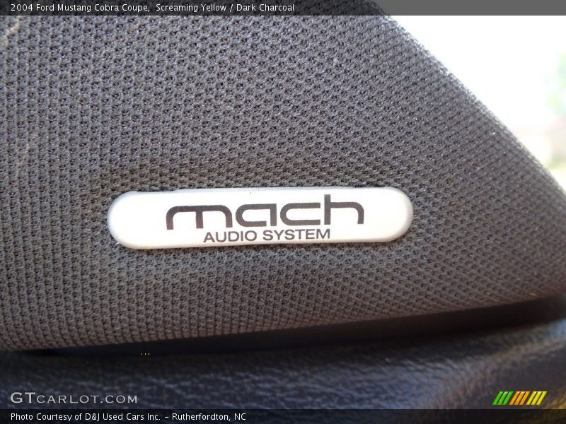 Screaming Yellow / Dark Charcoal 2004 Ford Mustang Cobra Coupe