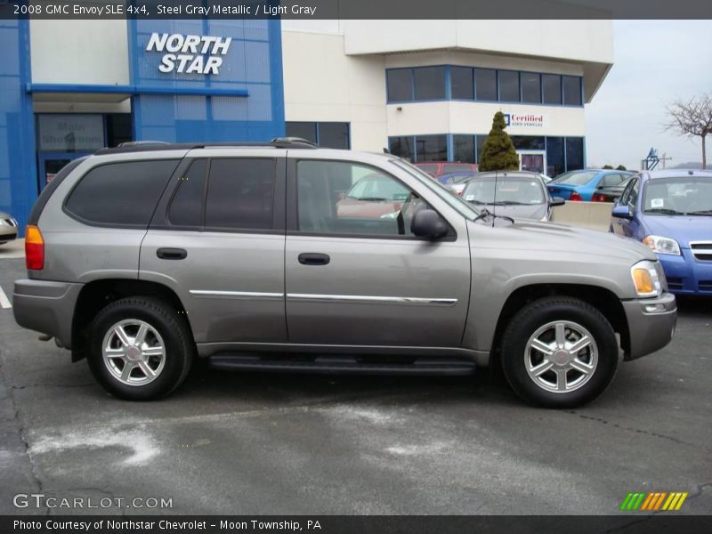 Steel Gray Metallic / Light Gray 2008 GMC Envoy SLE 4x4