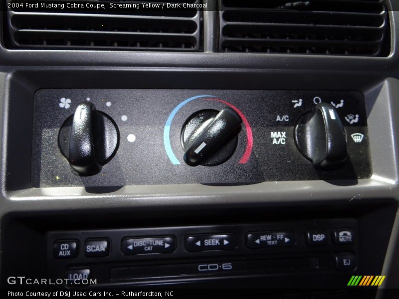 Screaming Yellow / Dark Charcoal 2004 Ford Mustang Cobra Coupe