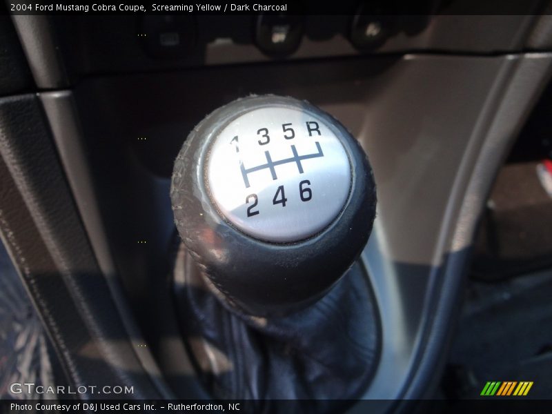 Screaming Yellow / Dark Charcoal 2004 Ford Mustang Cobra Coupe