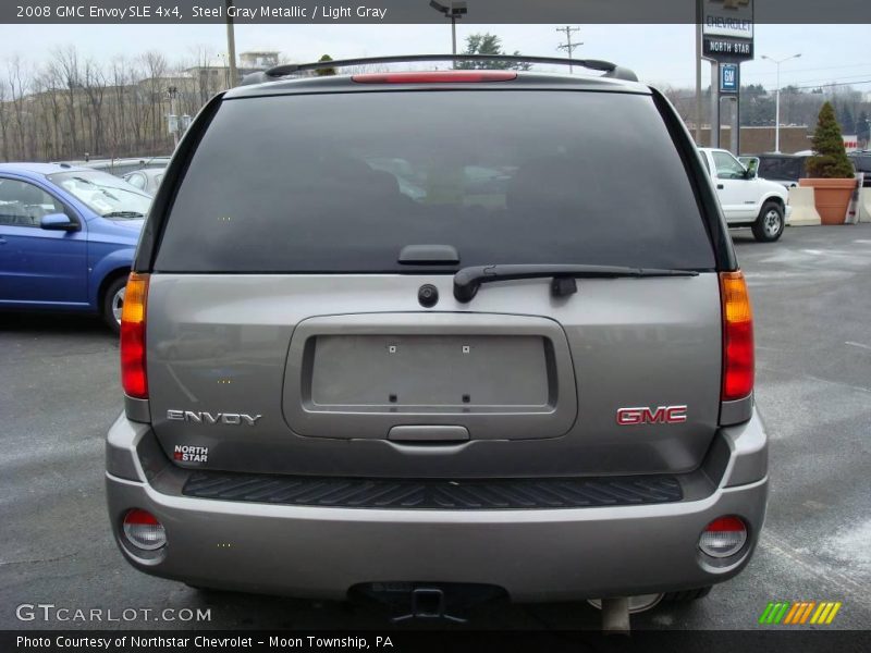 Steel Gray Metallic / Light Gray 2008 GMC Envoy SLE 4x4