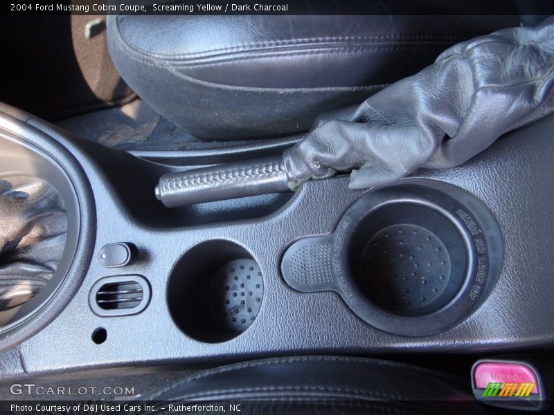 Screaming Yellow / Dark Charcoal 2004 Ford Mustang Cobra Coupe