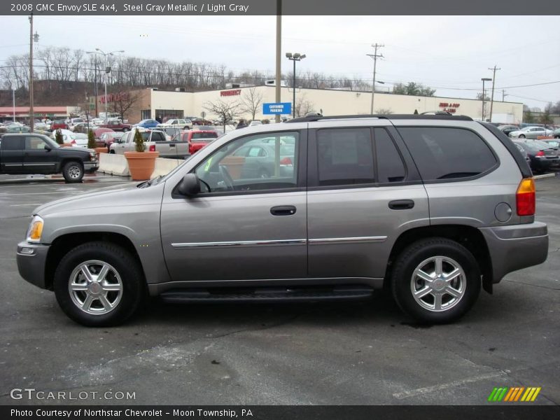 Steel Gray Metallic / Light Gray 2008 GMC Envoy SLE 4x4
