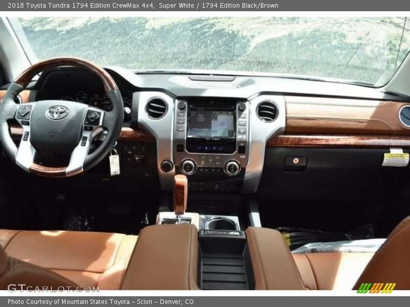 Super White / 1794 Edition Black/Brown 2018 Toyota Tundra 1794 Edition CrewMax 4x4