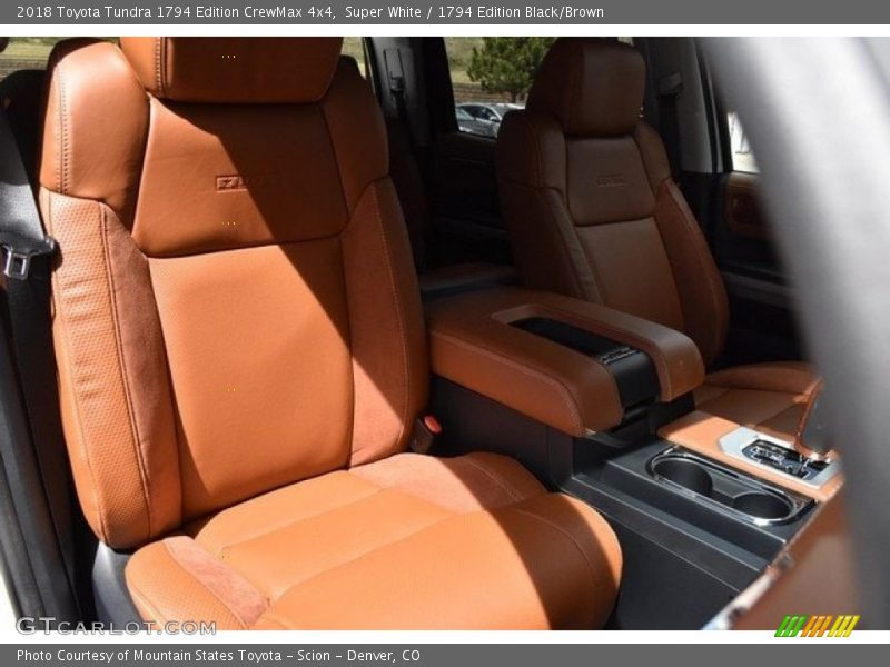 Super White / 1794 Edition Black/Brown 2018 Toyota Tundra 1794 Edition CrewMax 4x4