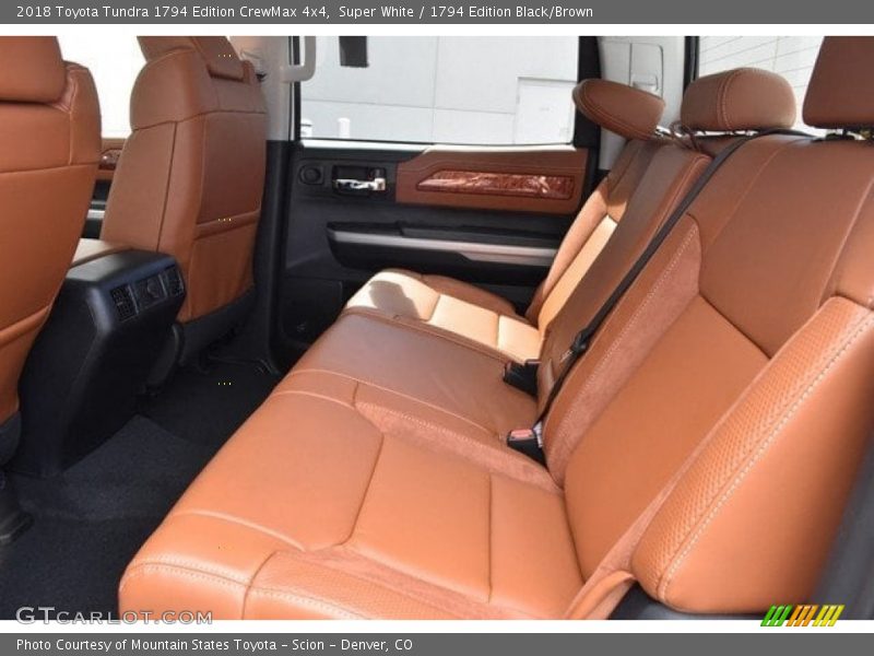 Super White / 1794 Edition Black/Brown 2018 Toyota Tundra 1794 Edition CrewMax 4x4