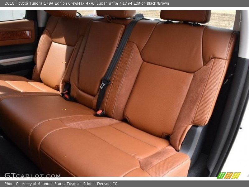 Super White / 1794 Edition Black/Brown 2018 Toyota Tundra 1794 Edition CrewMax 4x4