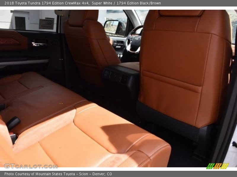 Super White / 1794 Edition Black/Brown 2018 Toyota Tundra 1794 Edition CrewMax 4x4