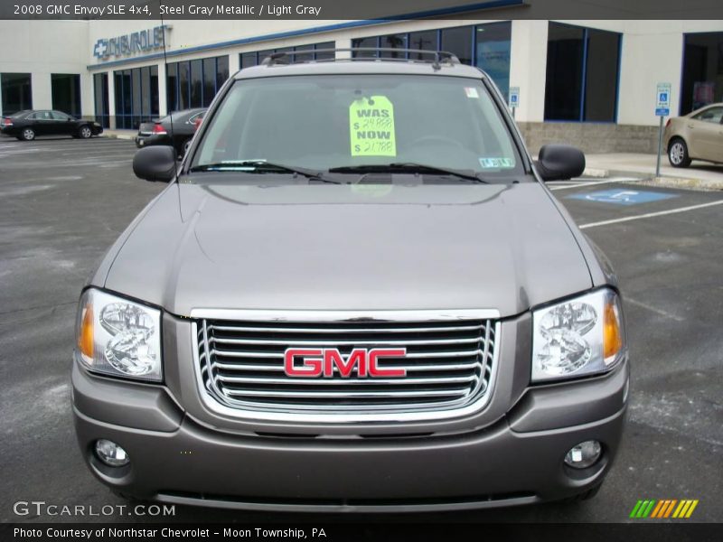Steel Gray Metallic / Light Gray 2008 GMC Envoy SLE 4x4