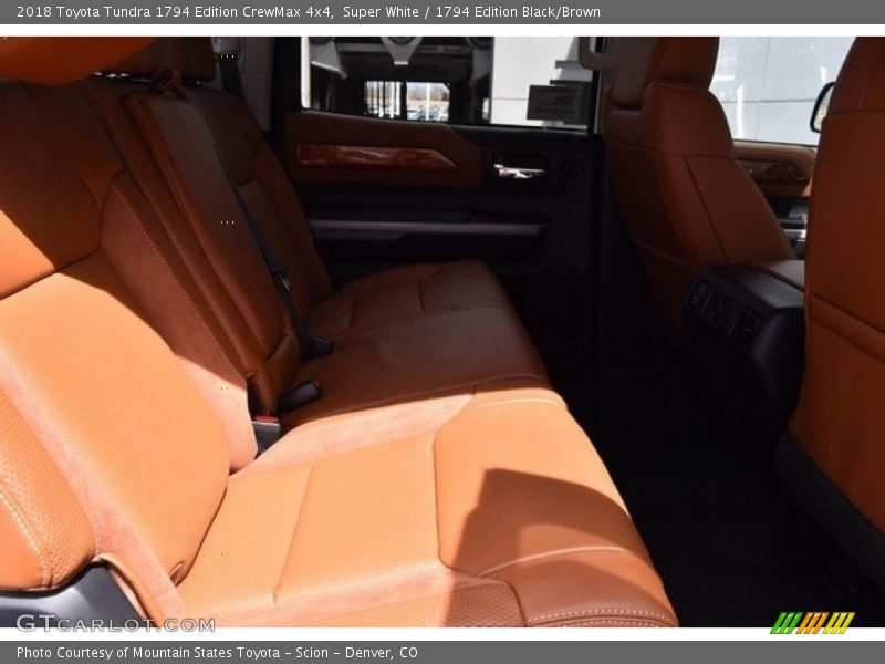 Super White / 1794 Edition Black/Brown 2018 Toyota Tundra 1794 Edition CrewMax 4x4
