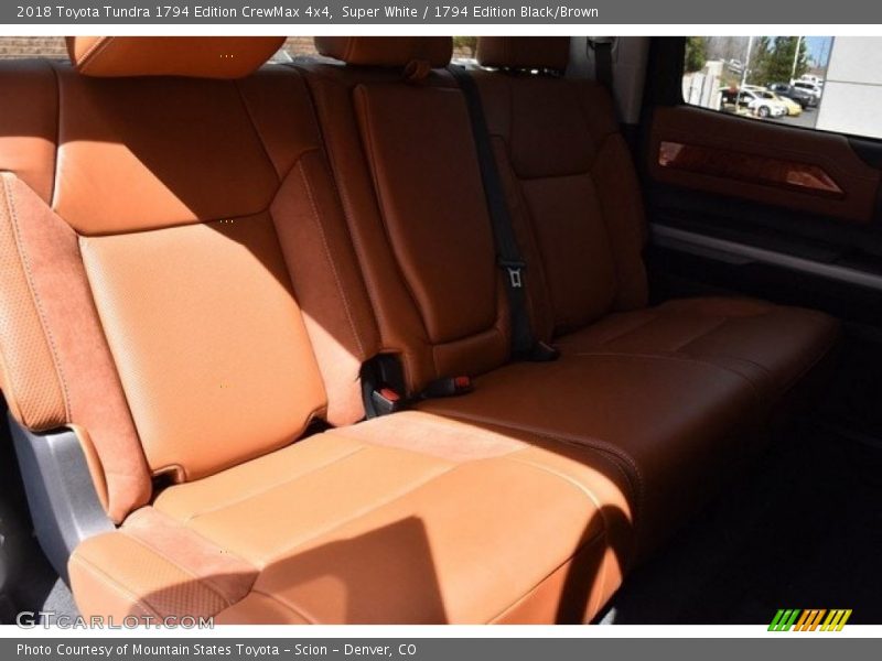 Super White / 1794 Edition Black/Brown 2018 Toyota Tundra 1794 Edition CrewMax 4x4
