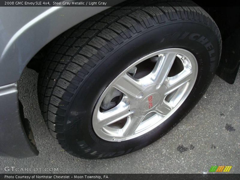 Steel Gray Metallic / Light Gray 2008 GMC Envoy SLE 4x4