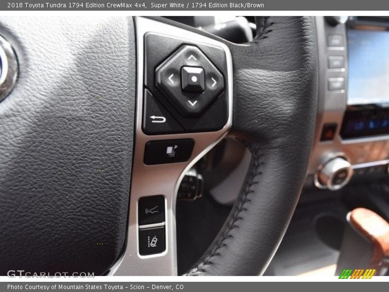 Super White / 1794 Edition Black/Brown 2018 Toyota Tundra 1794 Edition CrewMax 4x4